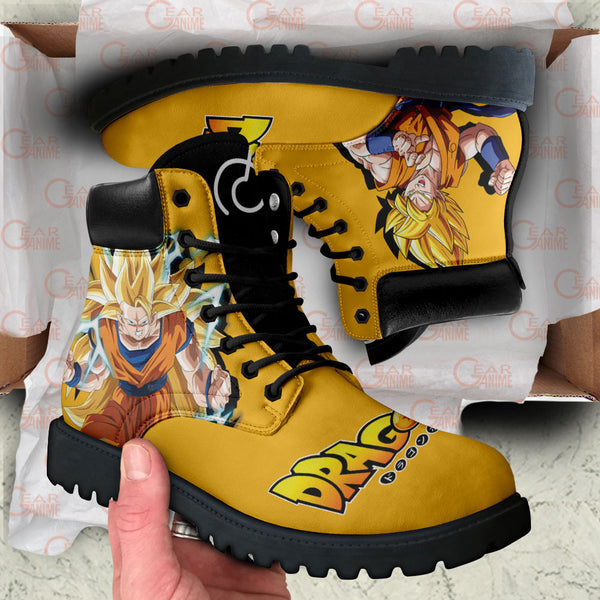 Goku Super Saiyan Boots Shoes Anime Custom MV2811