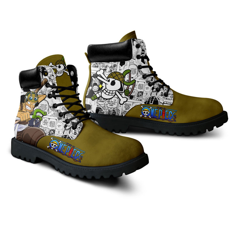 Usopp Boots Shoes Anime Custom NTT151