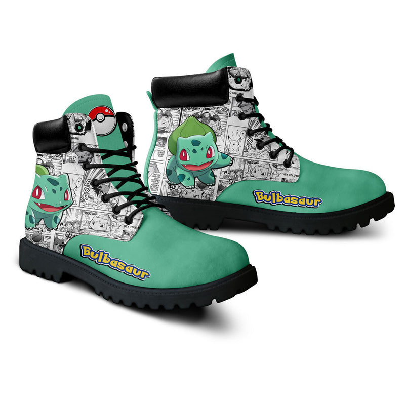 Bulbasaur Boots Shoes Anime Custom NTT051