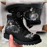 Black Butler Sebastian Michaelis Boots Shoes Anime Custom MV2811