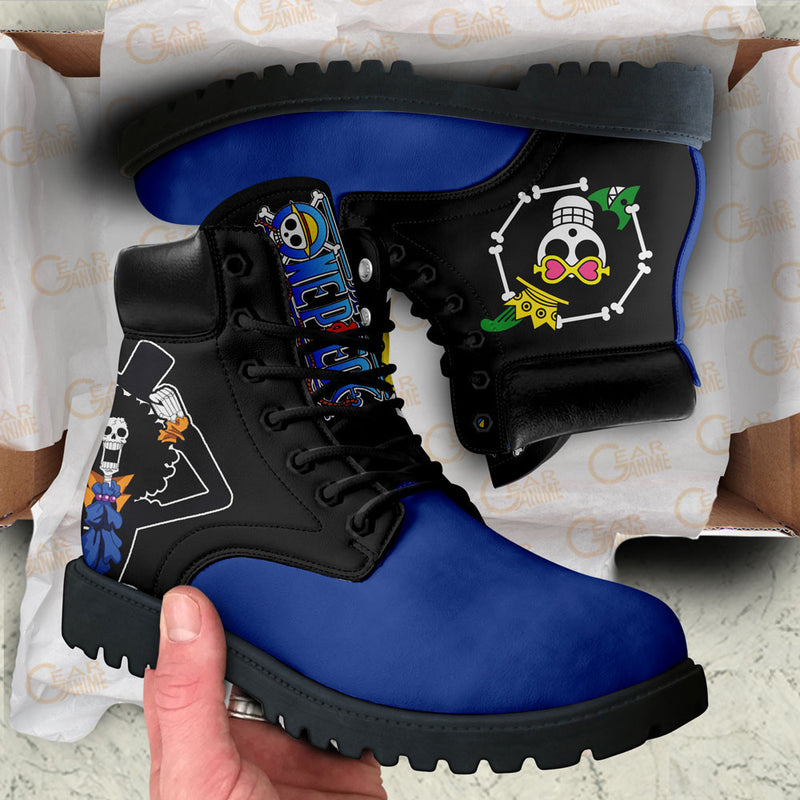 Brook Boots Shoes Anime Custom NTT051