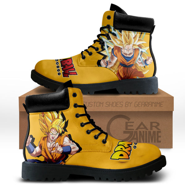 Goku Super Saiyan Boots Shoes Anime Custom MV2811