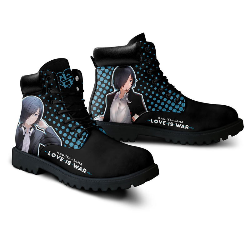 Kaguya-sama Yu Ishigami Boots Shoes Anime Custom NTT071