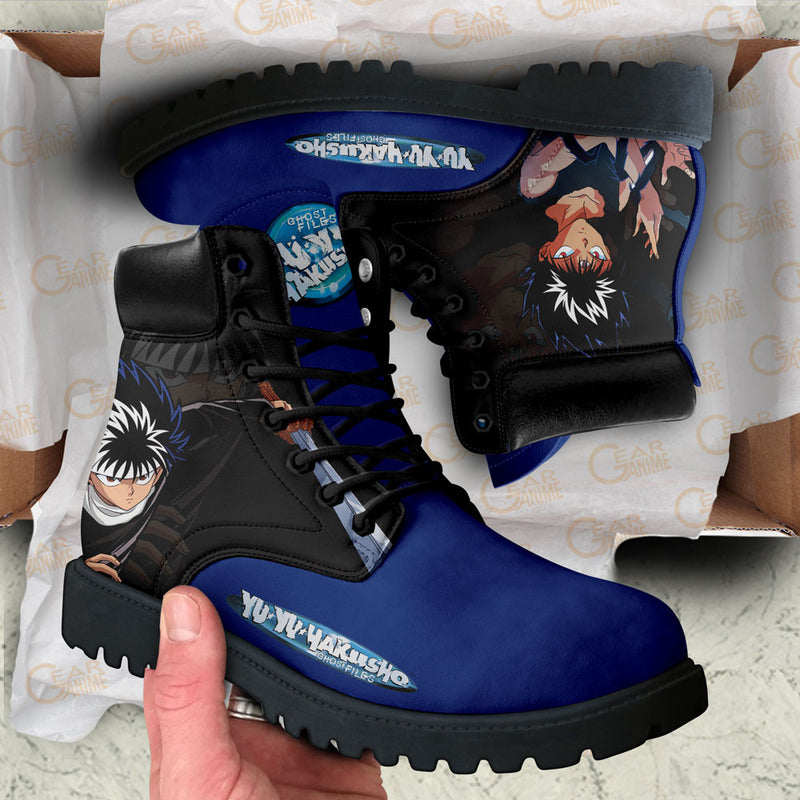 Yu Yu Hakusho Hiei Boots Shoes Anime Custom NTT281