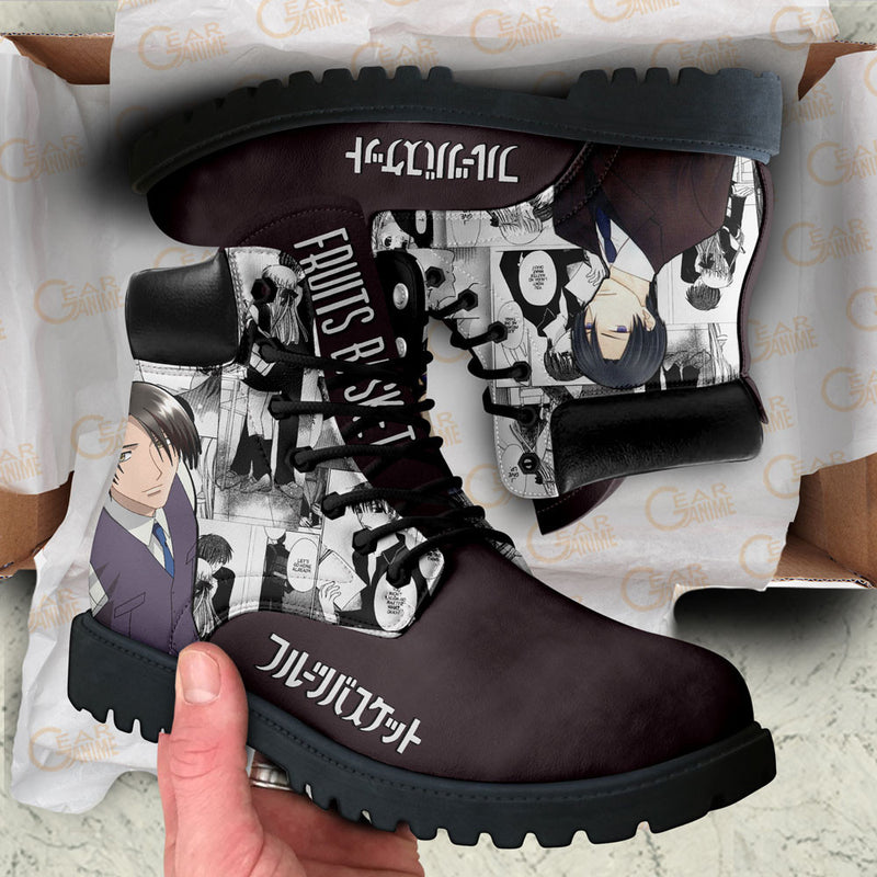 Hatori Sohma Boots Shoes Anime Custom NTT071