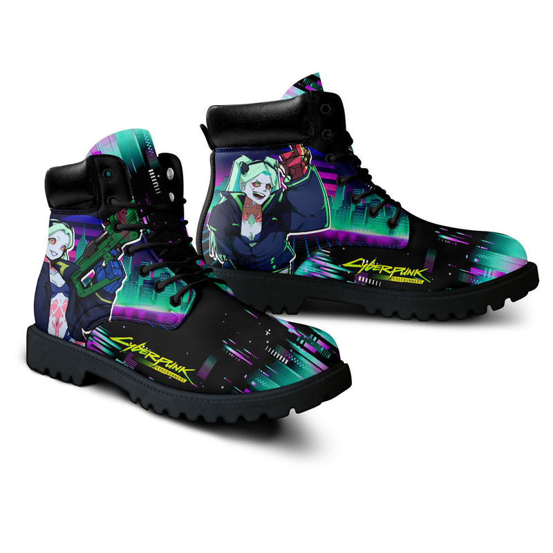 Cyberpunk Rebecca Boots Shoes Anime Custom NTT051