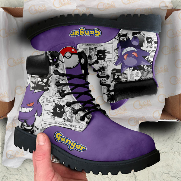 Gengar Boots Shoes Anime Custom NTT051