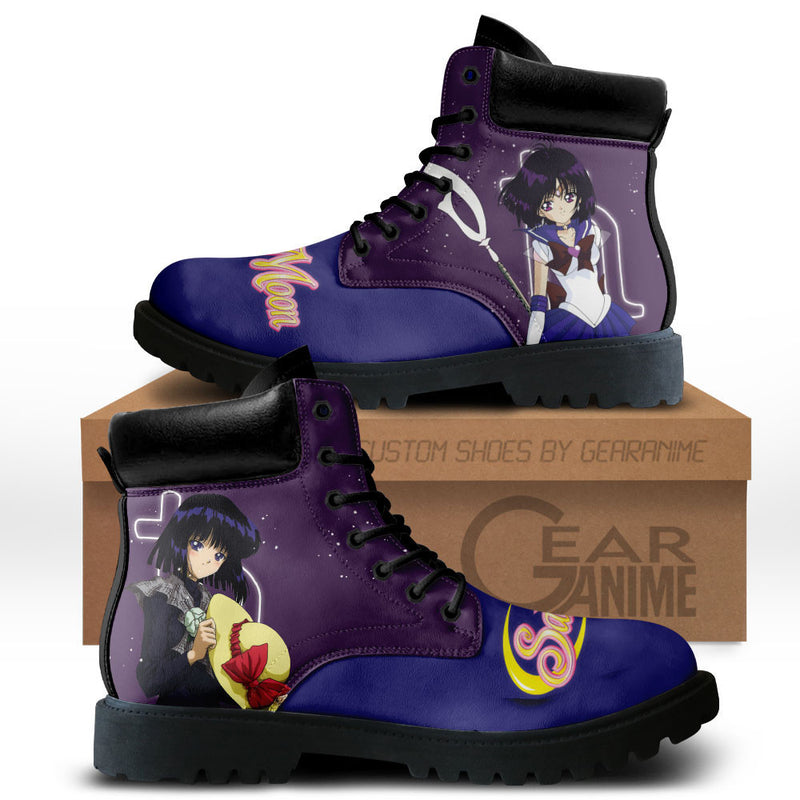 Sailor Saturn Boots Shoes Anime Custom MV3110