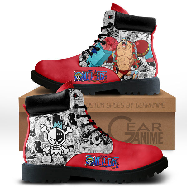 Franky Boots Shoes Anime Custom NTT151