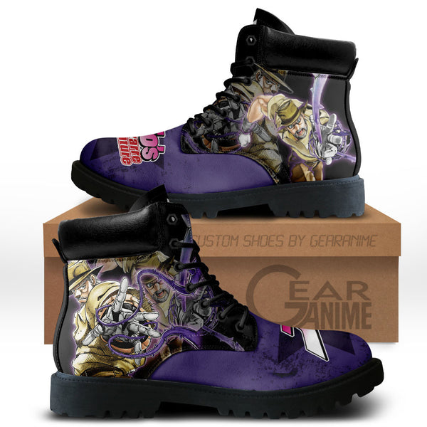 Joseph Joestar Old Boots Shoes Anime Custom MV0512