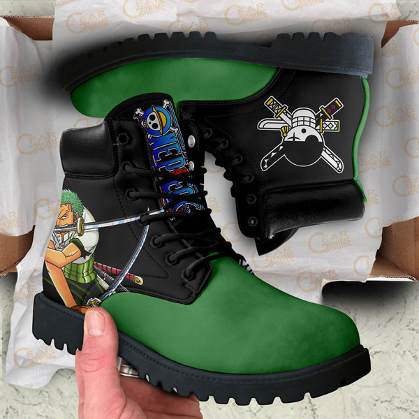 Roronoa Zoro Boots Shoes Anime Custom NTT051