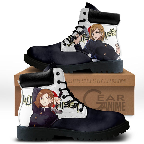 Nobara Kugisaki Boots Shoes Anime Custom NTT051