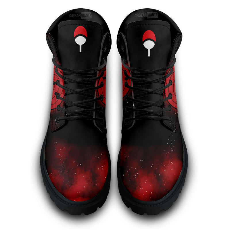 Madara Uchiha Rinne Sharingan Boots Shoes Anime Custom MV1511