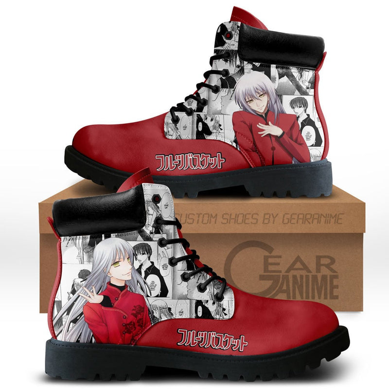 Ayame Sohma Boots Shoes Anime Custom NTT071