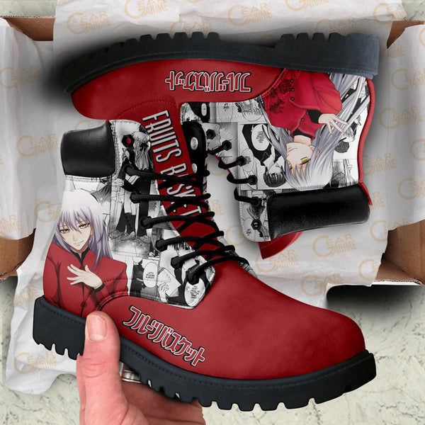 Ayame Sohma Boots Shoes Anime Custom NTT071