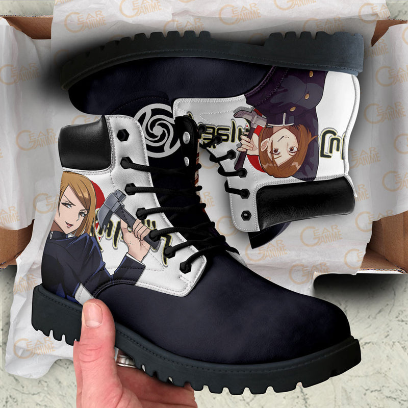 Nobara Kugisaki Boots Shoes Anime Custom NTT051