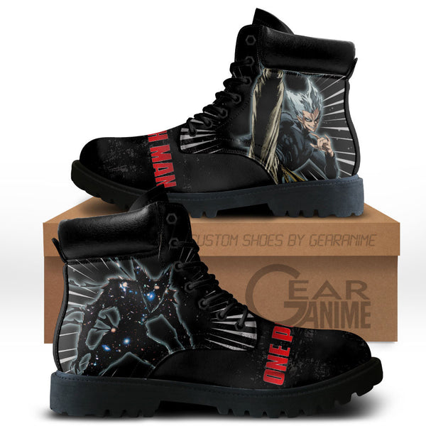 OPM Garou Boots Shoes Anime Custom MV0711