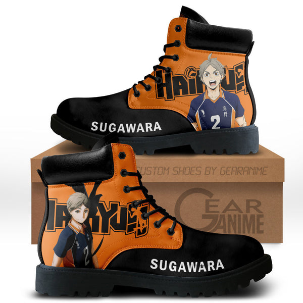 Koshi Sugawara Boots Shoes Anime Custom MV3110