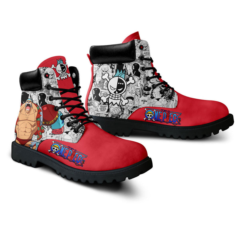 Franky Boots Shoes Anime Custom NTT151