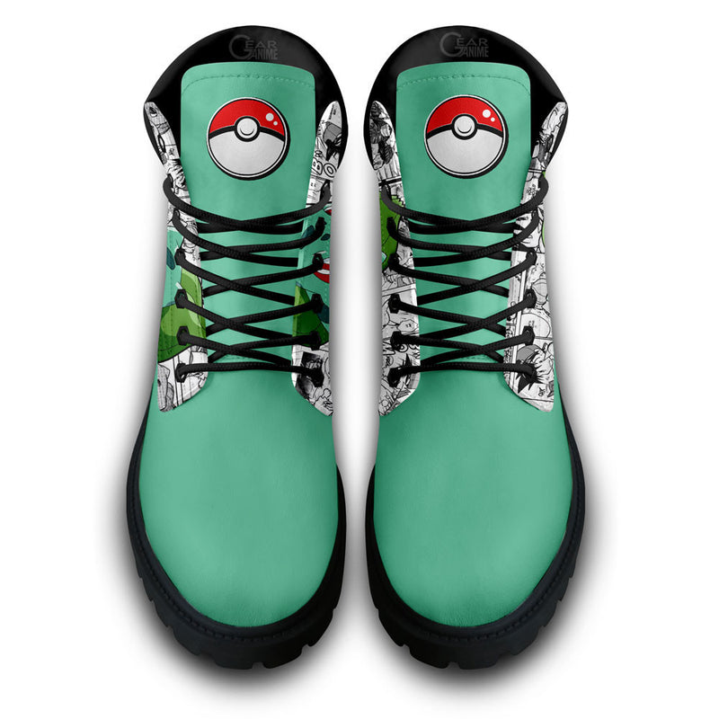 Bulbasaur Boots Shoes Anime Custom NTT051