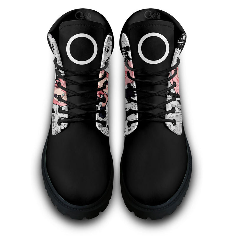 Sakura Haruno Boots Shoes Anime Custom NTT051