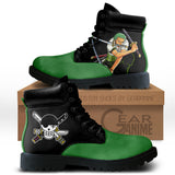 Roronoa Zoro Boots Shoes Anime Custom NTT051