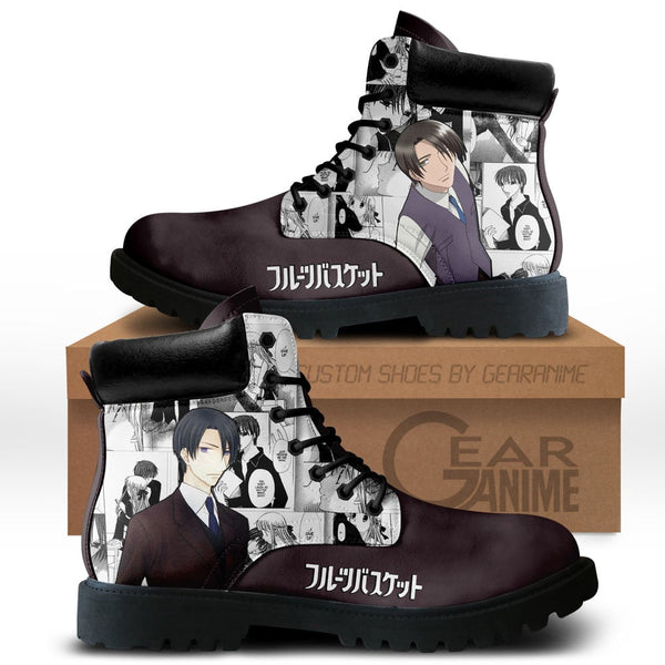 Hatori Sohma Boots Shoes Anime Custom NTT071