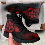 Sasuke Uchiha Mangekyo Sharingan Boots Shoes Anime Custom MV1511