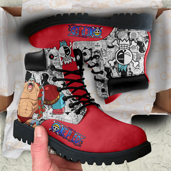 Franky Boots Shoes Anime Custom NTT151