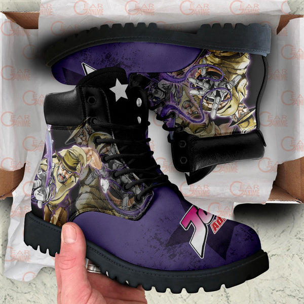 Joseph Joestar Old Boots Shoes Anime Custom MV0512