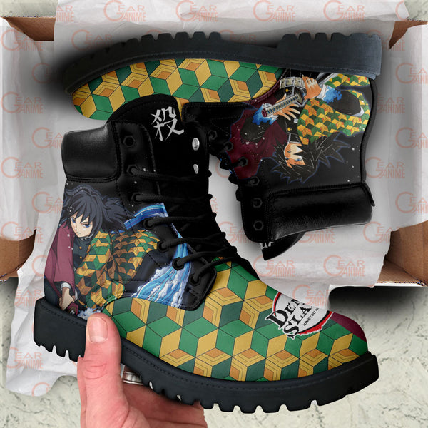 Giyu Tomioka Boots Shoes Anime Custom MV0512