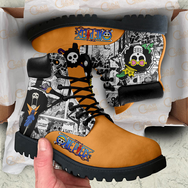 Brook Boots Shoes Anime Custom NTT151