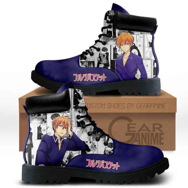 Kyo Sohma Boots Shoes Anime Custom NTT071