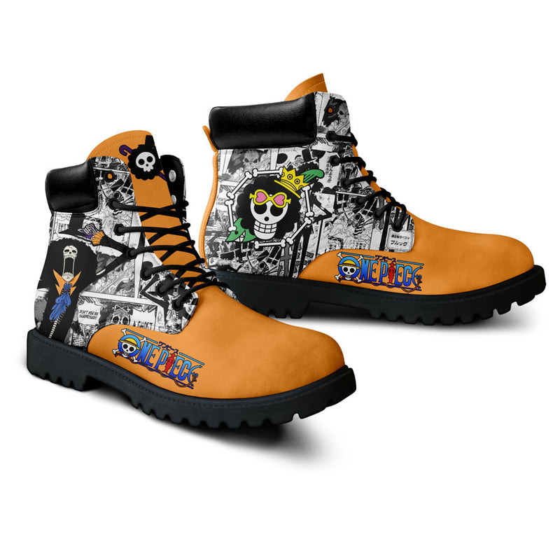 Brook Boots Shoes Anime Custom NTT151