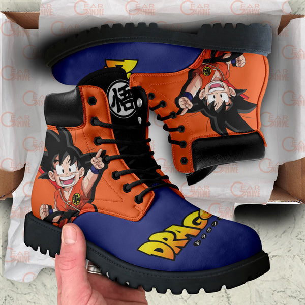 Goku Kid Boots Shoes Anime Custom MV2811