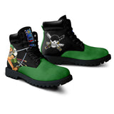 Roronoa Zoro Boots Shoes Anime Custom NTT051