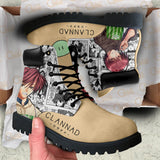 Clannad Akio Furukawa Boots Shoes Anime Custom NTT191