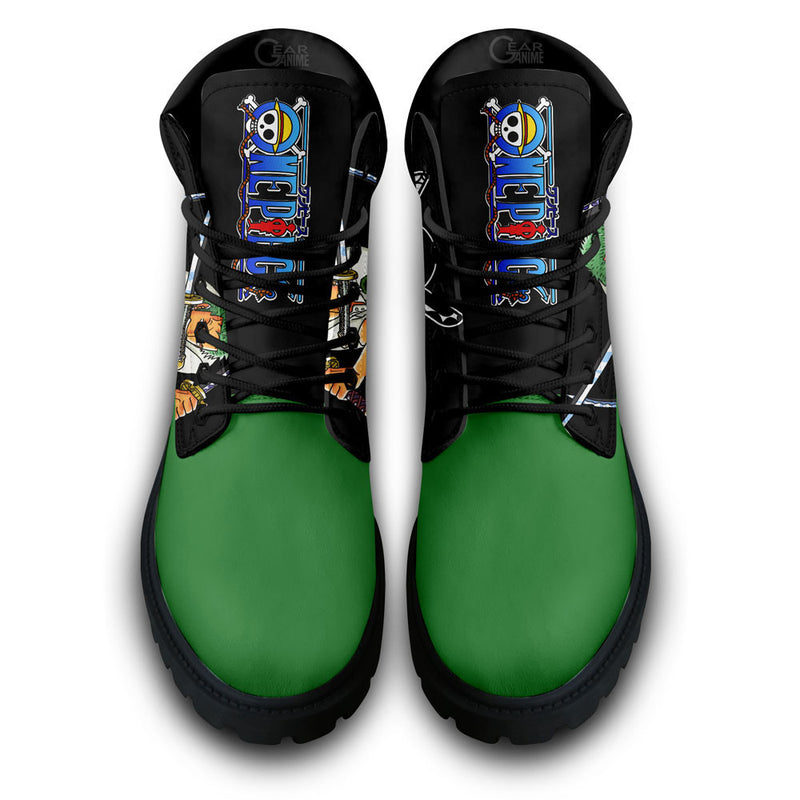 Roronoa Zoro Boots Shoes Anime Custom NTT051