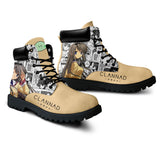 Clannad Tomoyo Sakagami Boots Shoes Anime Custom NTT191