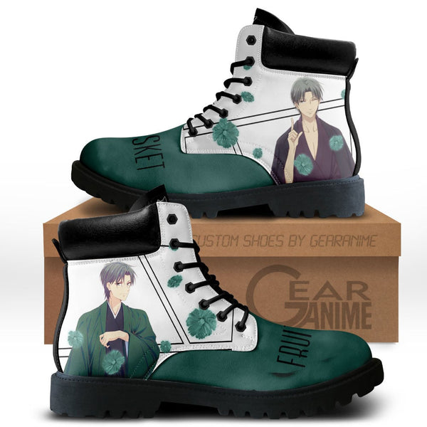 Shigure Sohma Boots Shoes Anime Custom MV0512