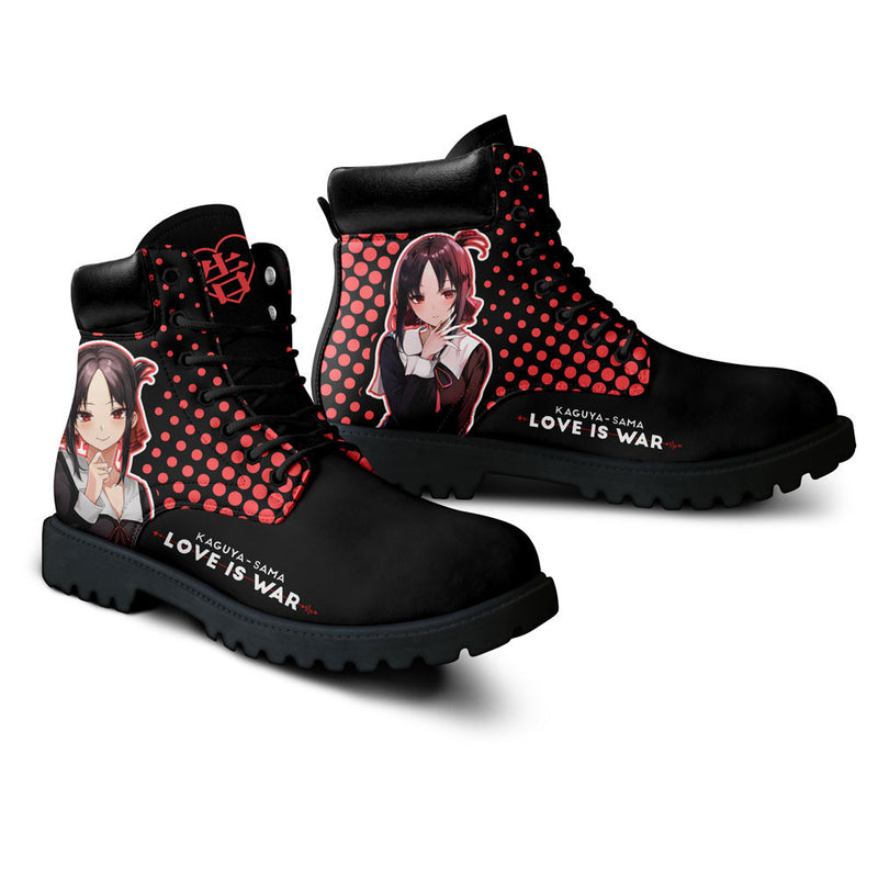 Kaguya-sama Kaguya Shinomiya Boots Shoes Anime Custom NTT071