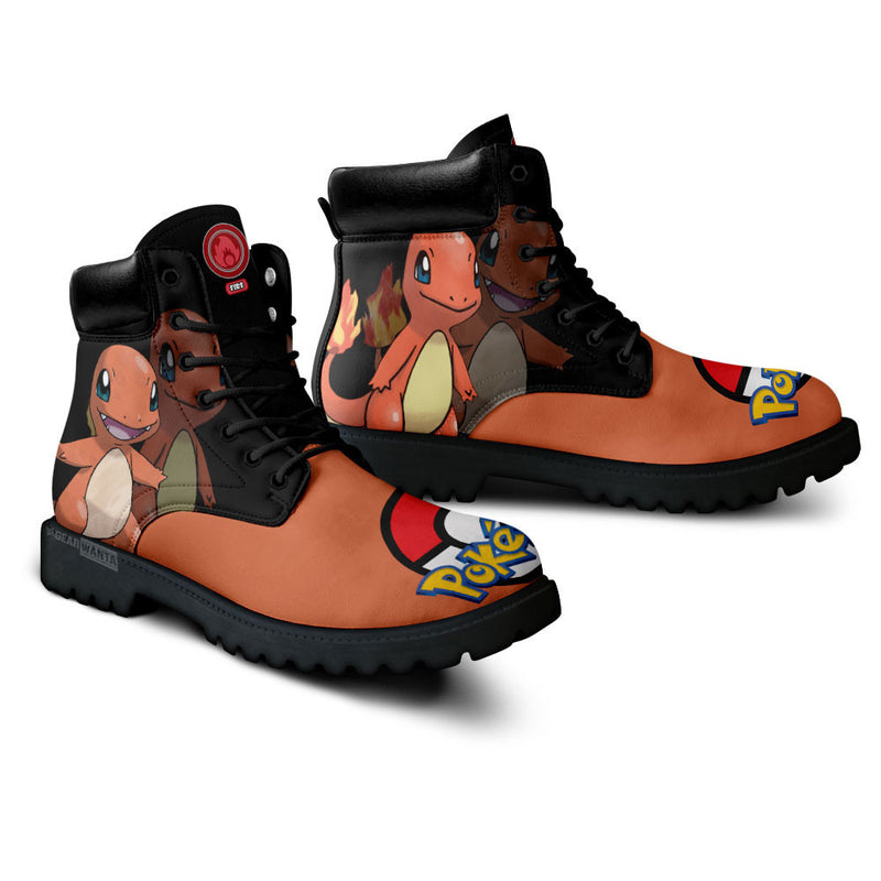 Charmander Boots Shoes Anime Custom MV0512