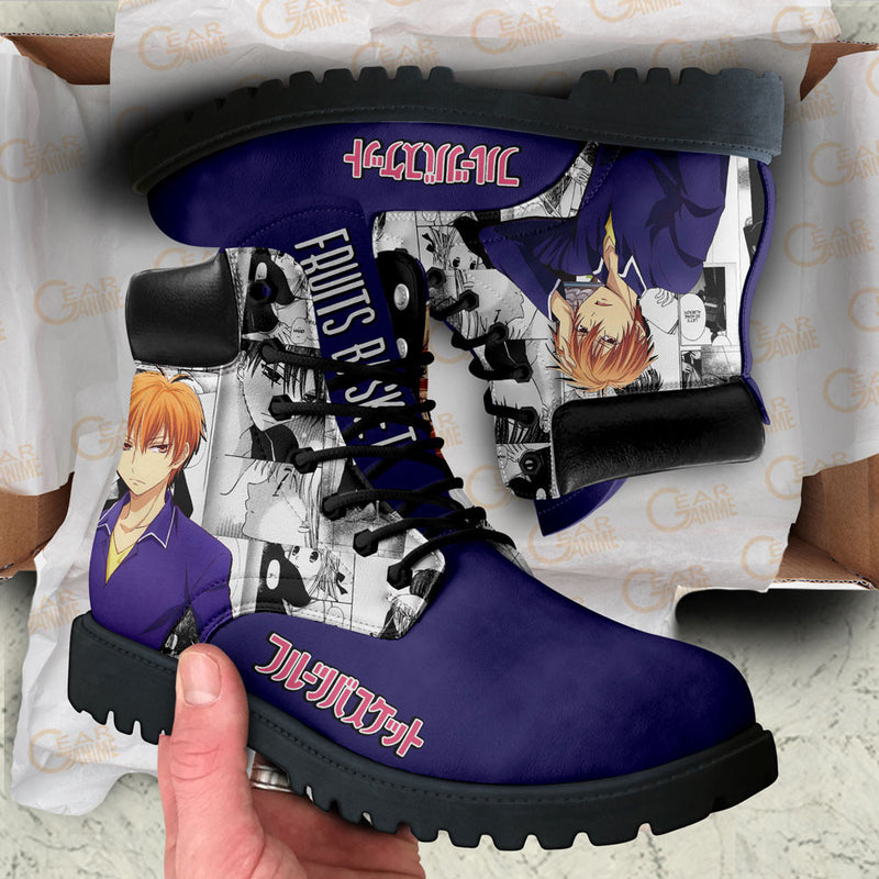 Kyo Sohma Boots Shoes Anime Custom NTT071