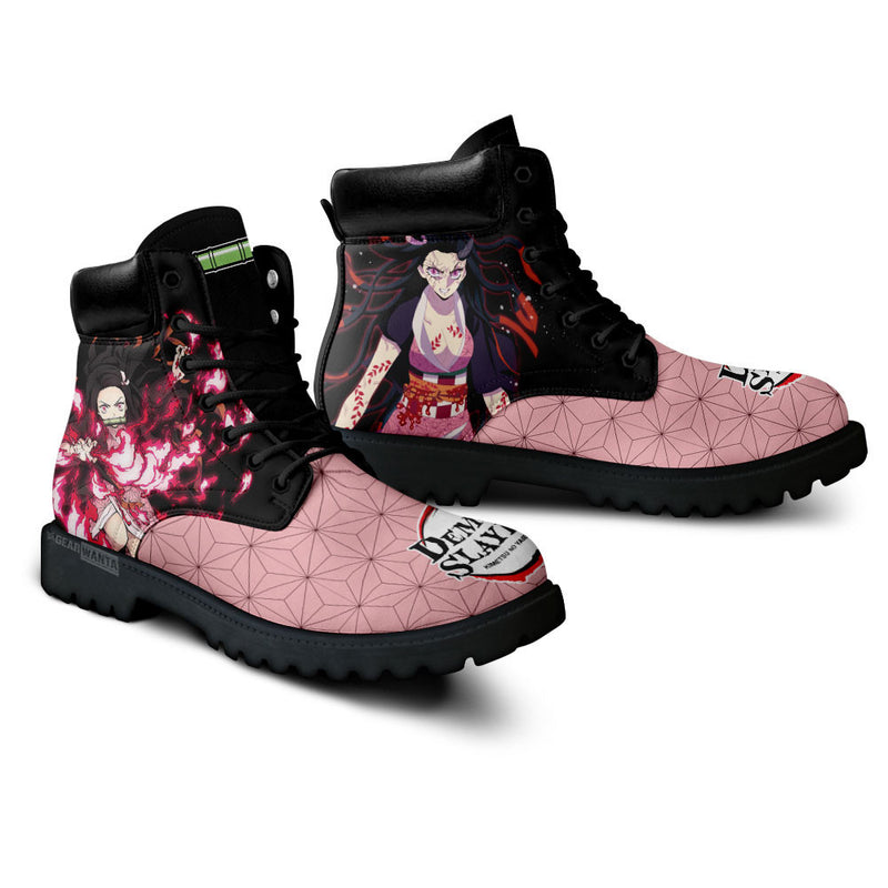 Nezuko Kamado Boots Shoes Anime Custom MV0512