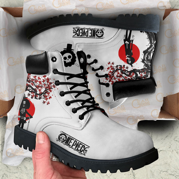 Brook Boots Shoes Anime Custom NTT071