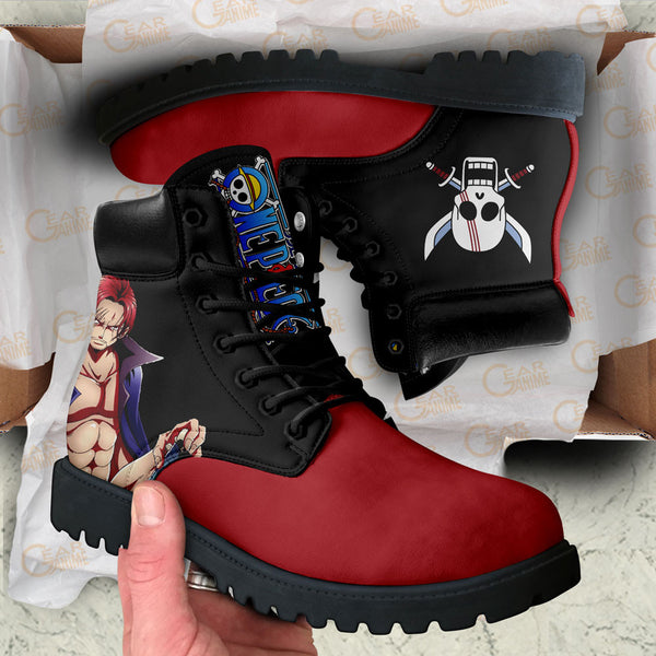 Shanks Boots Shoes Anime Custom NTT051