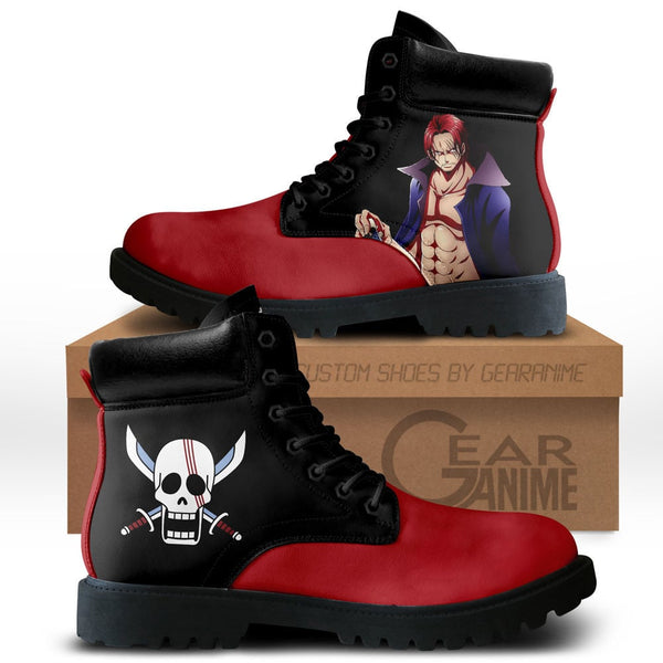 Shanks Boots Shoes Anime Custom NTT051