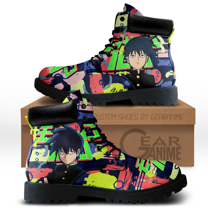 Ritsu Kageyama Boots Shoes Anime Custom NTT171