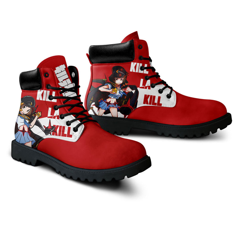 Mako Mankanshoku Boots Shoes Anime Custom NTT071