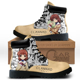 Clannad Nagisa Furukawa Boots Shoes Anime Custom NTT191